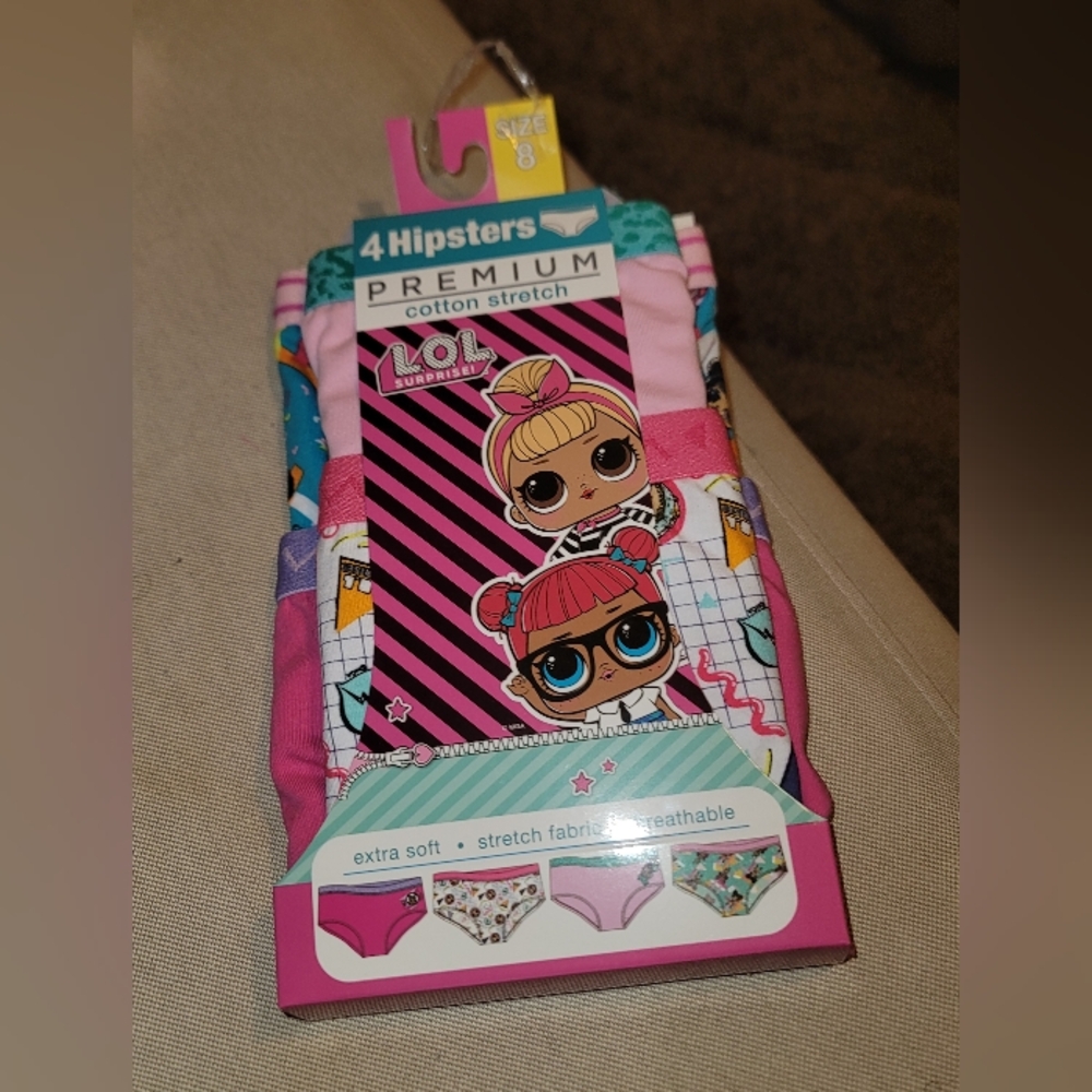 LOL Surprise Girls' Hipster Underwear Pack
